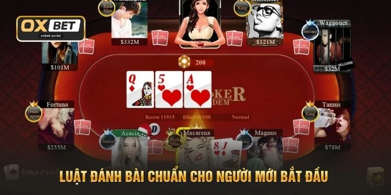 Poker Texas Holdem - Hướng Dẫn Tham Gia 4 Vòng Cược 